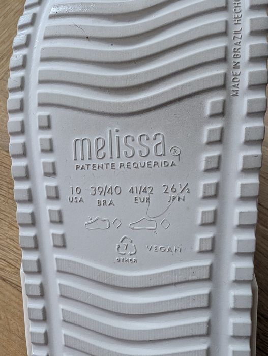 Melissa Cozy Clog Beżowe rozm. 41-42