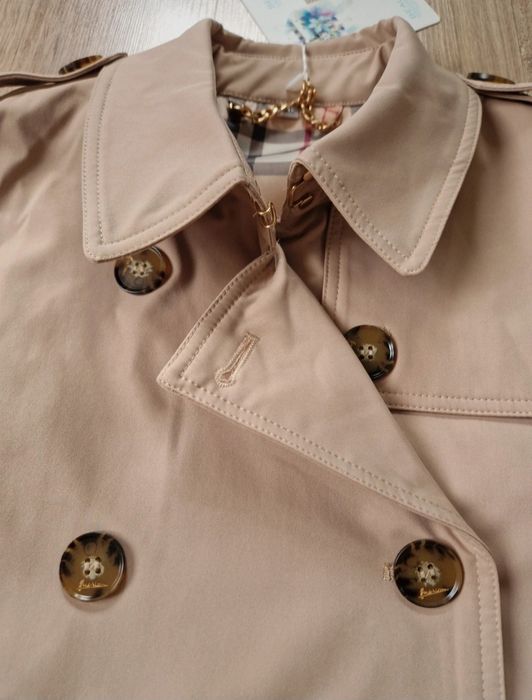 Nowy Beżowy trench a'la burberry 42