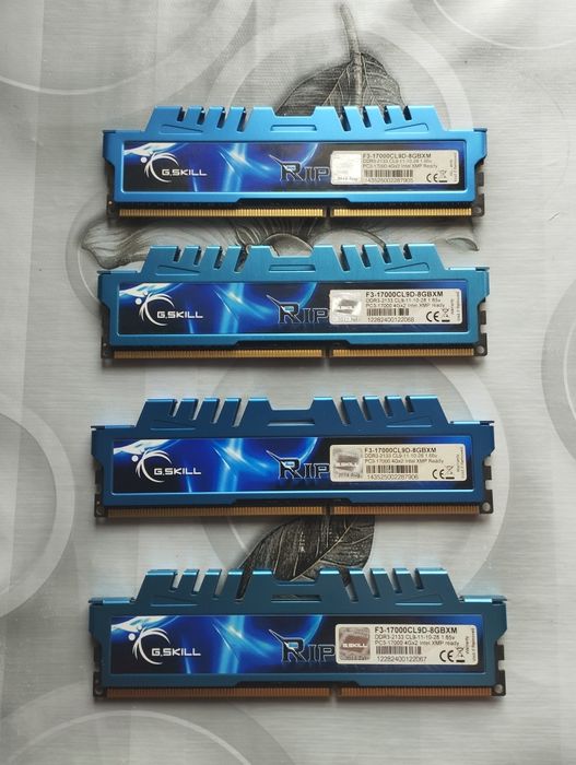 Опер память G.Skill Ripjaws X  16gb 2133Mhz