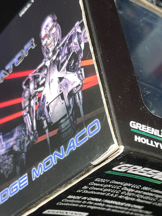 limited edition Terminator Carro de polícia Dodge Monaco