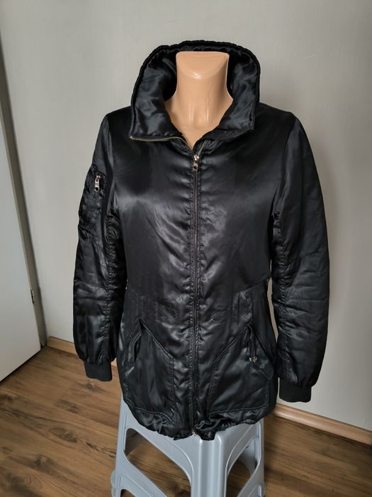 Steve Madden kurtka damska czarna ocieplana flyers M/L