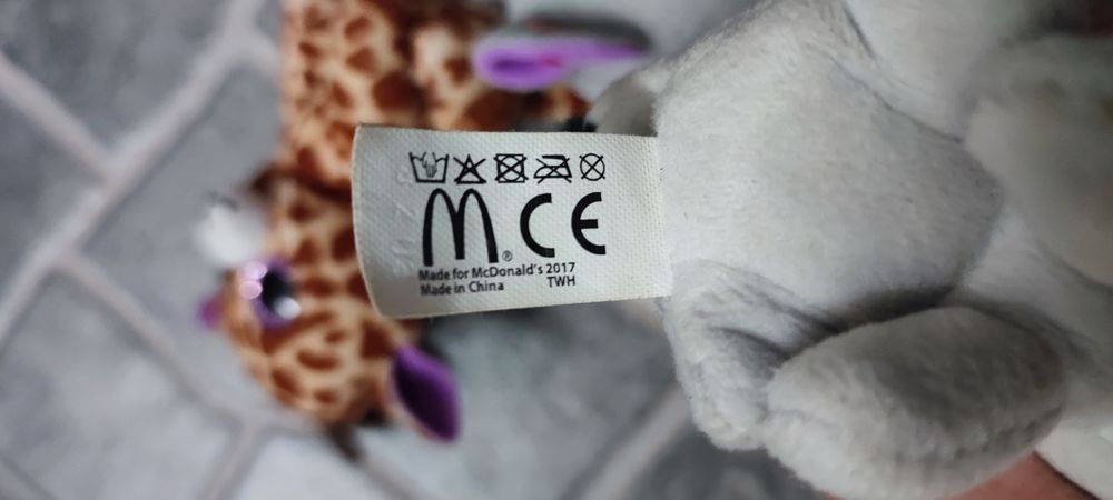 Lote 3 Peluches Ty Teenie Beanie Boos McDonald's Happy Meal Vintage