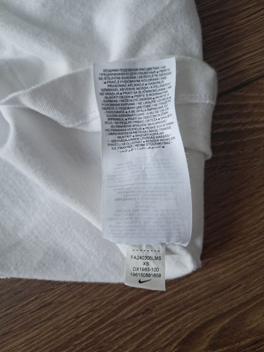 Koszulka nike biała