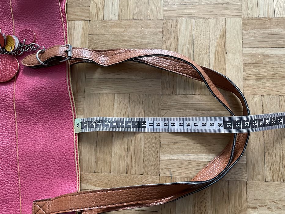 Torebka na ramię różowa