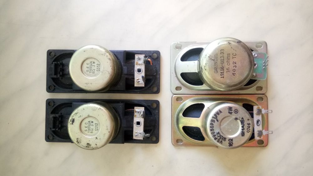 Динамики для телевизора колонки 5х9 см динамики 11х4 см 16 ом 3 w