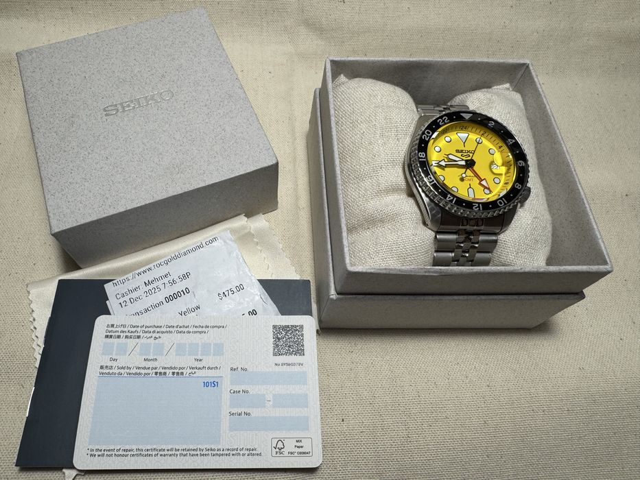 Seiko 5 Sports  GMT SSK017