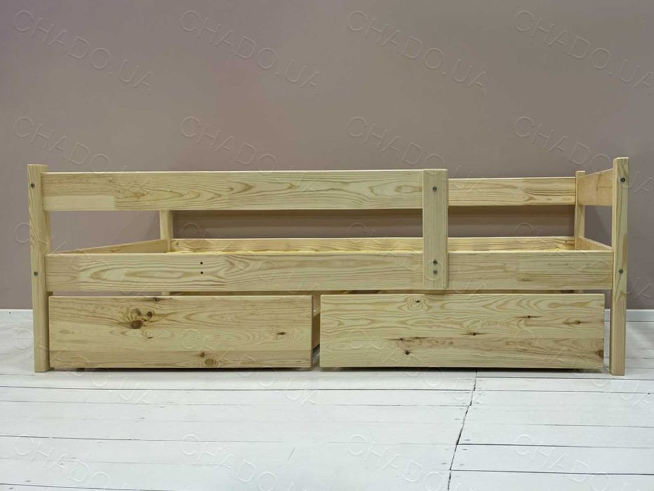 Дитяче ліжко 80x190 натуральне дерево, ліжечко дитяче,ліжко підліткове