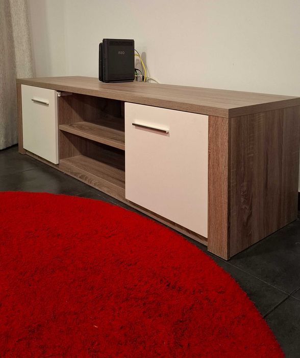Conjunto sala de jantar, móvel Tv e sapateira