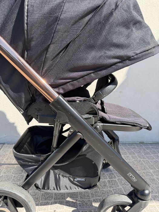 Trio Bébécar Pack Prow Compact ( inclui suporte alcofa +isofix)