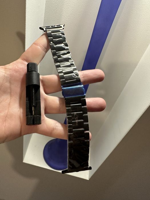 Новый Металический Браслет ремень Apple Watch 42/44/45/49 регулируется