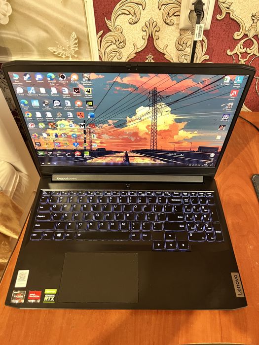 Ноутбук Lenovo Gaming 3 15ACH6, AMD RYZEN 5 5600 3.3G, 3050 TI, 120 Гц ...