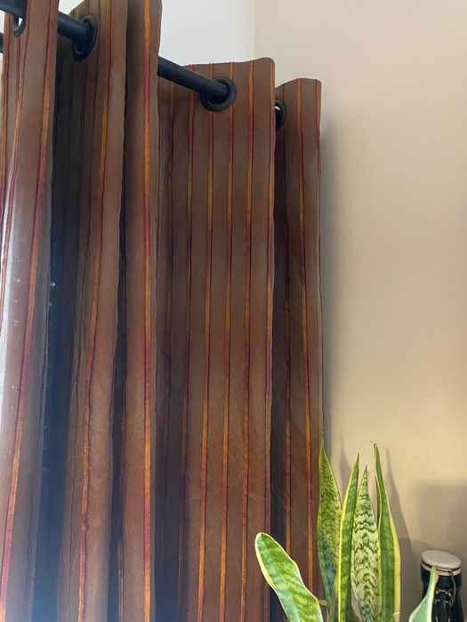Cortinados com forro manufaturados