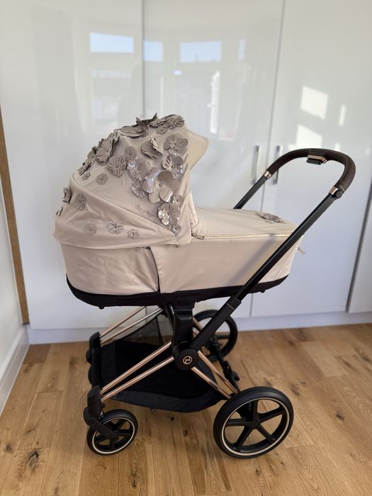 Cybex Priam 4.0 Rose Gold Simply Flowers Beige
