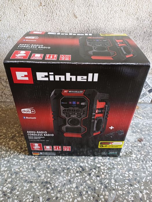 Radio budowlane Einhell TE-CR 18 Li DAB+ Bluetooth IP65 | NOWE