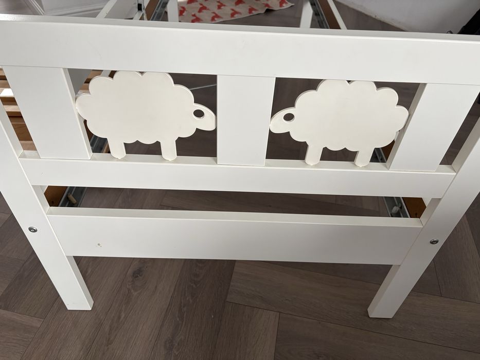 Łóżko ikea Sultan Lade 70x160 z materacemo VYSSA i gratisami