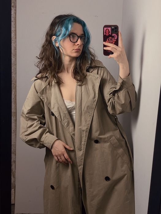 Бежевий тренч  від ZARA