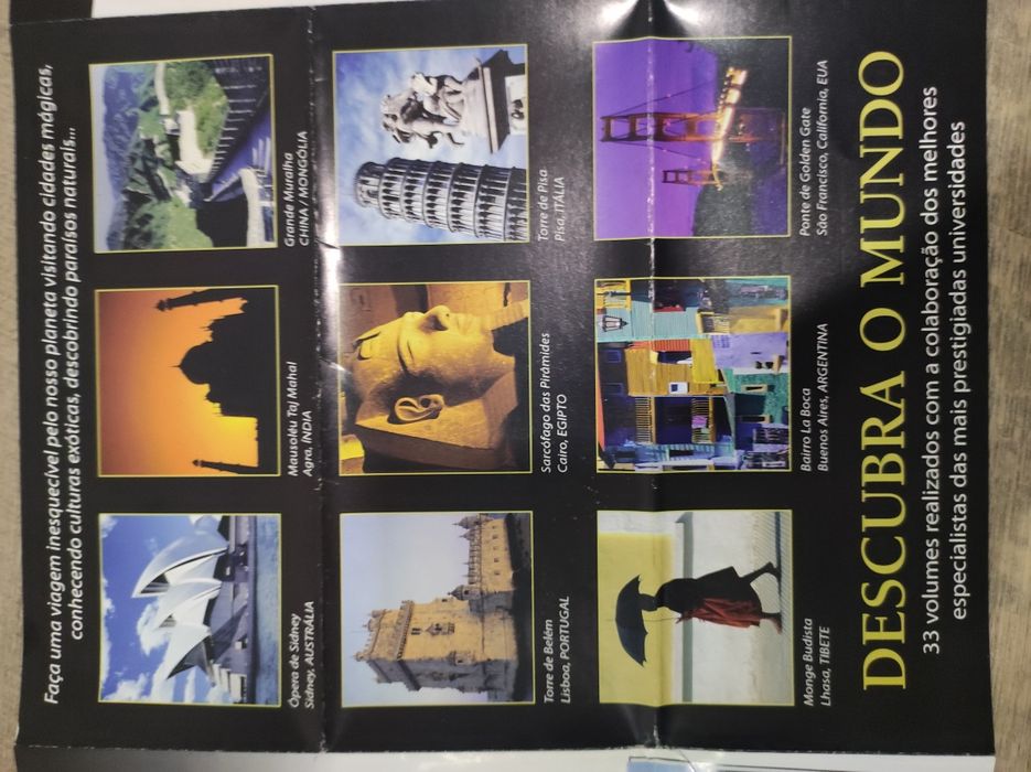 Coleção completa "Descubra o mundo" 33 volumes
