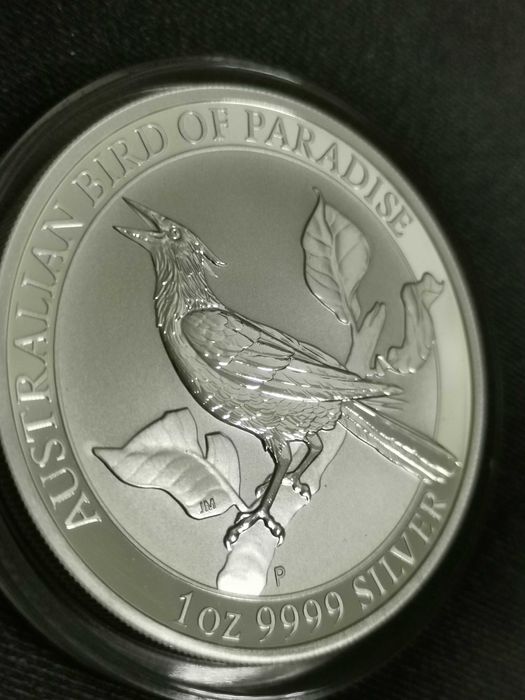 1 доллар серебро Австралия 2019 птицы.