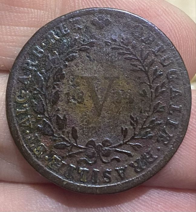 Moeda 1668 - D. JOAO VI - V Reis 1824