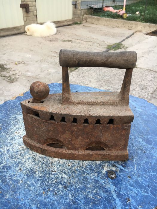 Утюг на дровах утюг на углях ретро старинный в коллекцию