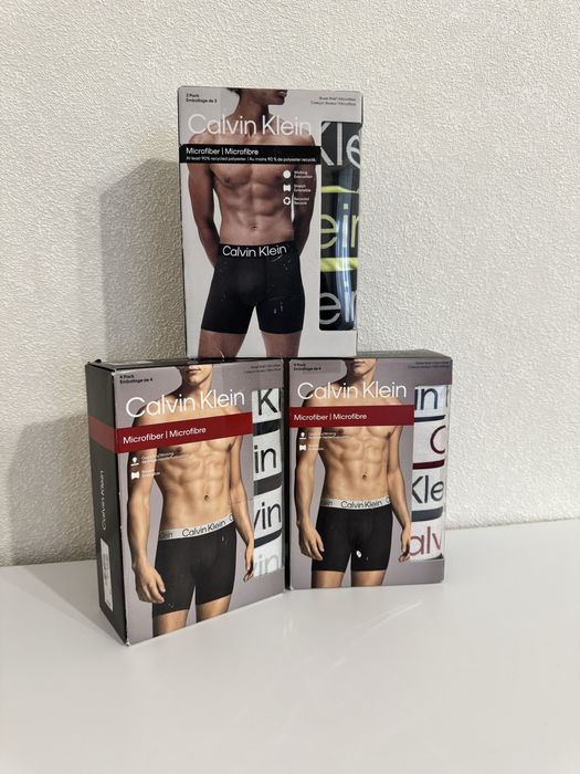 Чоловічі труси боксери Calvin Klein 3/4 шт Microfiber оригінал