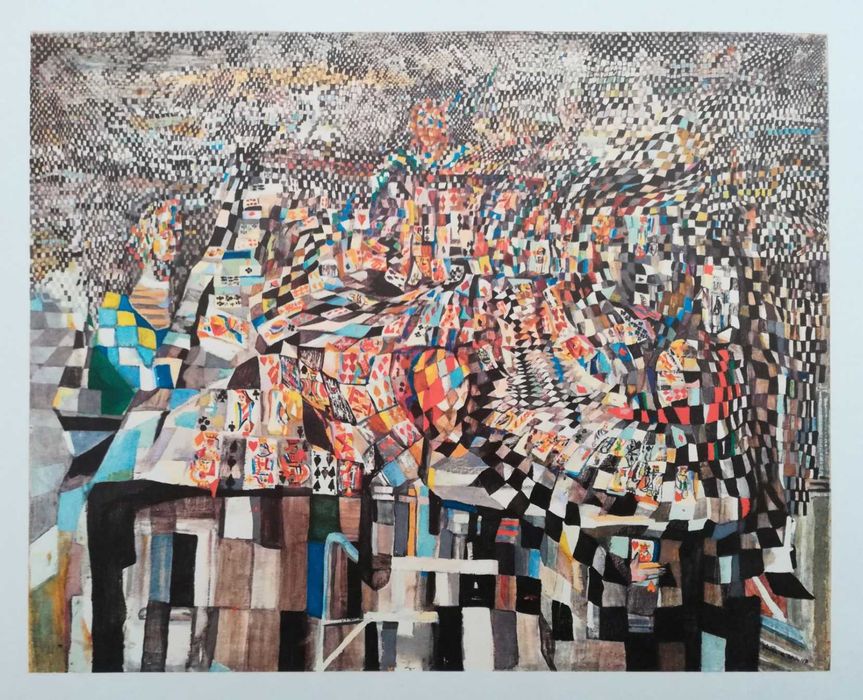 Fotogravura Maria Helena Vieira Da Silva (1908-1992) - Les Jouers de Cartes/Os Jogadores de Cartas