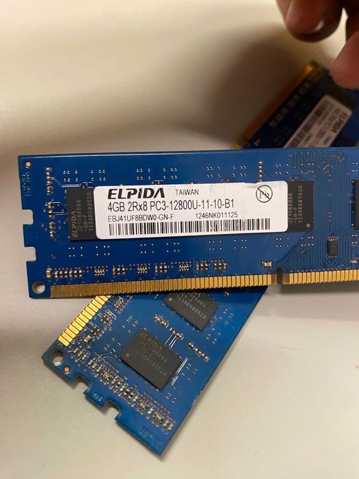 Memória RAM 2x4GB DDR3