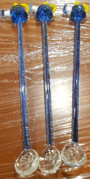 Colheres vidro - loja do gato preto.