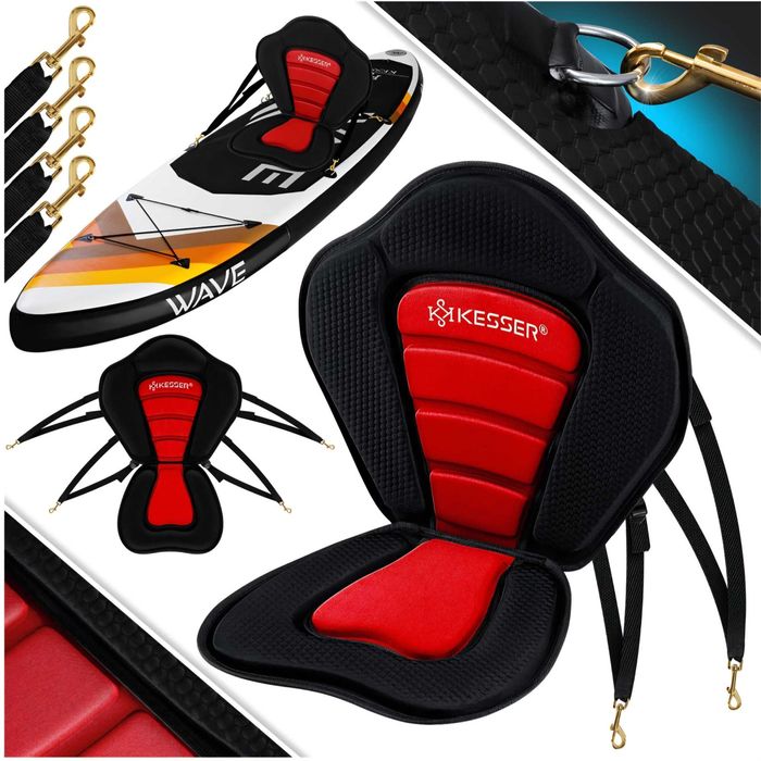 Siedzisko do kajaka deski SUP surfingowej wygodne składane wodoodporne