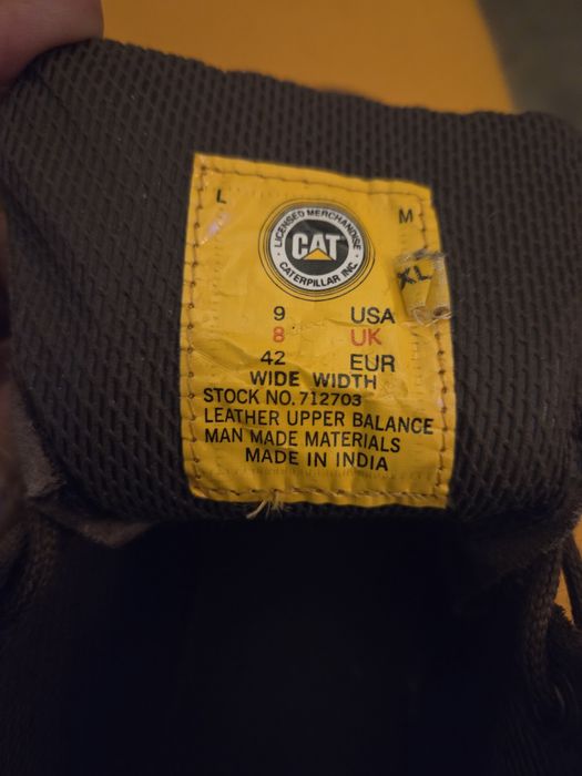 Botas Caterpillar em 42 ou 9 USA