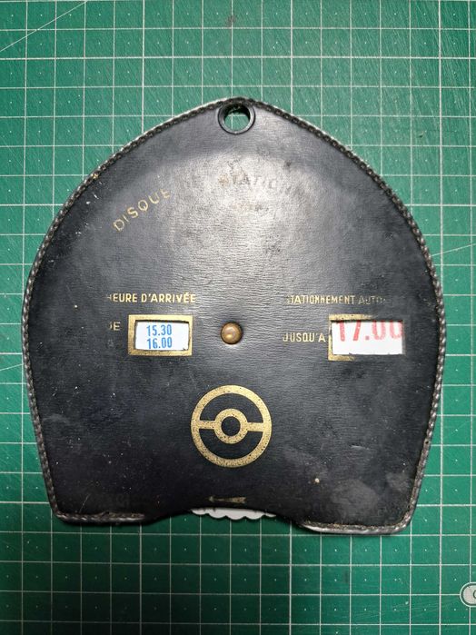 Disco antigo de estacionamento