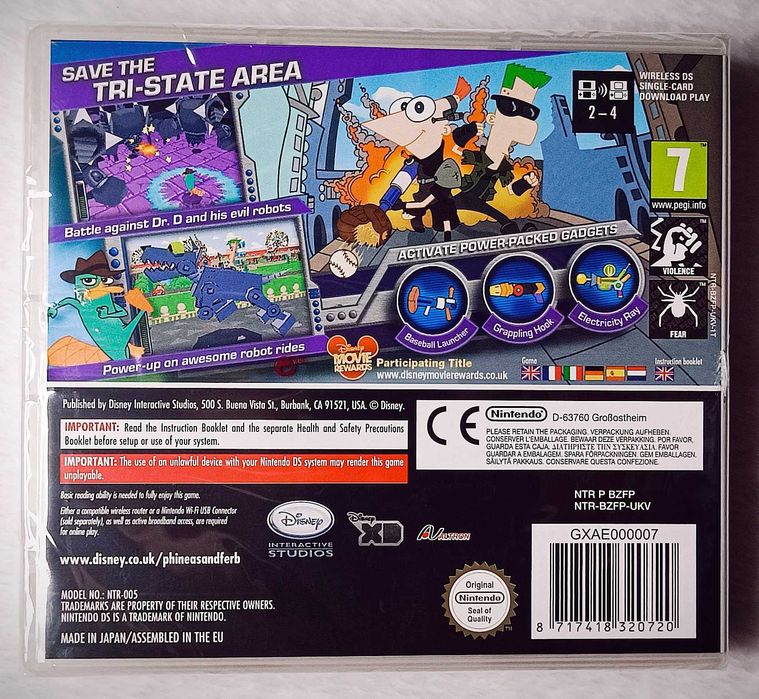 Phineas and Ferb: Across the 2nd Dimension Nintendo DS | Folia