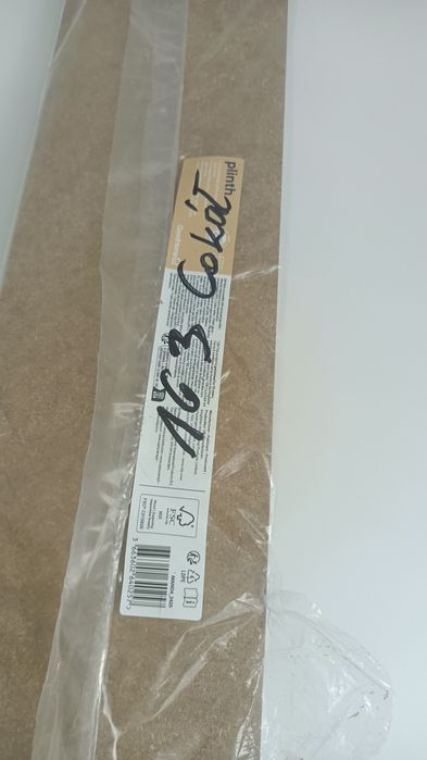 NOWY Cokół 240 cm meblowy kuchenny biały