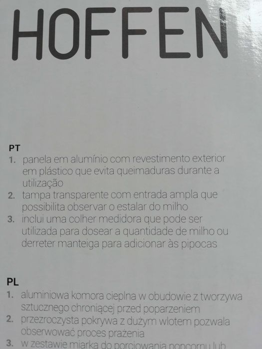 NOVA Máquina Pipocas Ar Quente