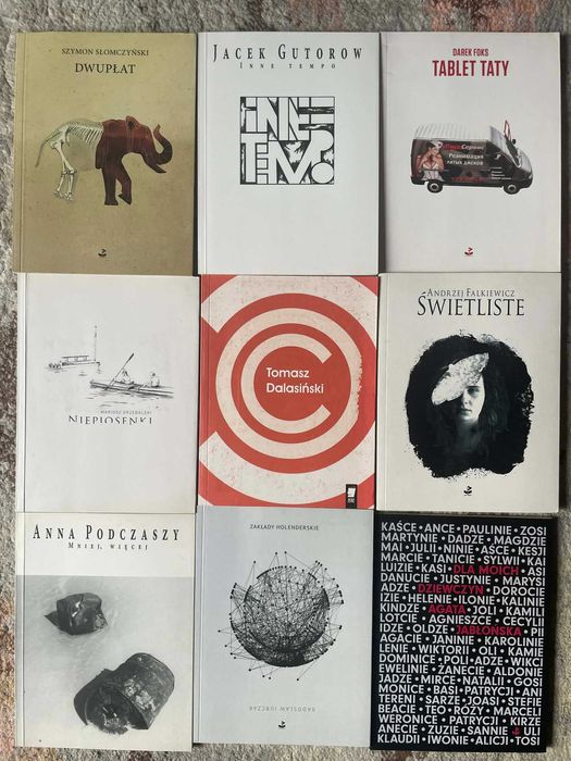 Poezja współczesna - 9 książek
