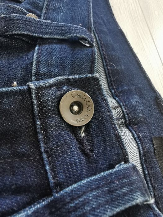 Spodnie jeansy damskie granat S /M Calvin Klein nowe