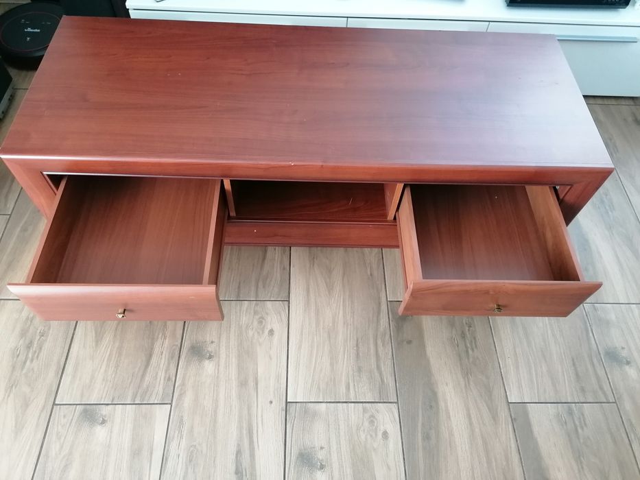 Szafka rtv Black Red White Largo