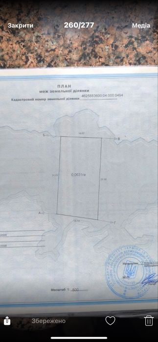 Дачна ділянка 12сот Під Рясне