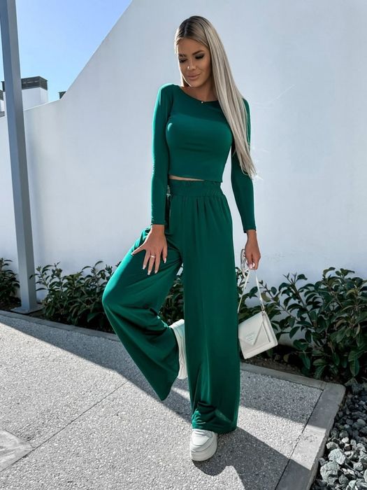 Костюм топ з довгим рукавом та штані