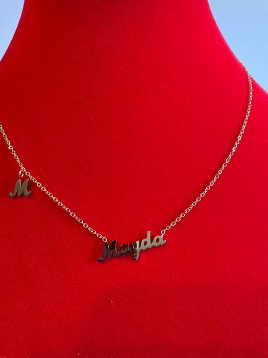 Łańcuszek z imieniem stal chirurgiczna 316 L