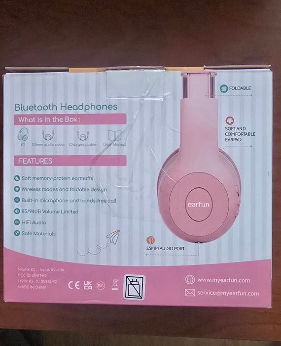Headphone Bluetooth criança