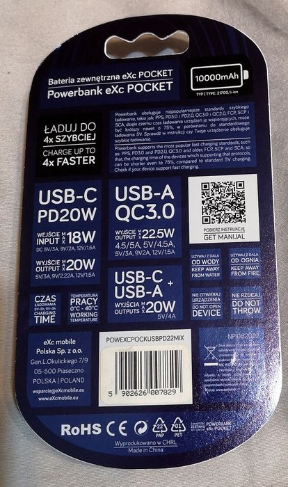 Повербанк Power bank 10000ma