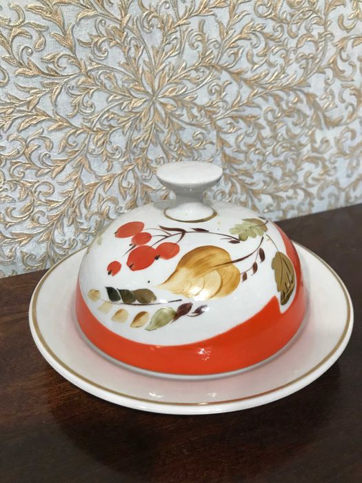 Неполный  чайный сервиз СССР Рябина