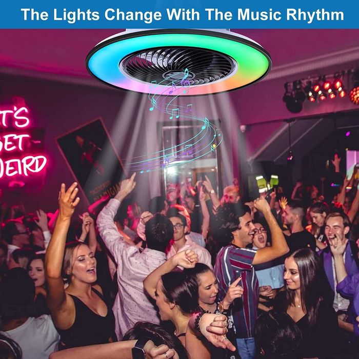 Reflektor sufitowy okrągły TRUYOK biały 72 W 56 x 13 cm