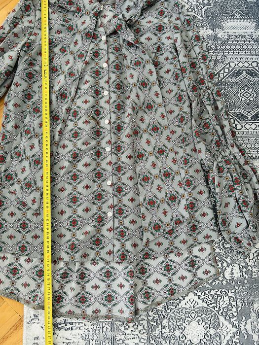 Nowa długa lejąca koszula boho z czokerem i kokardą by o la la!