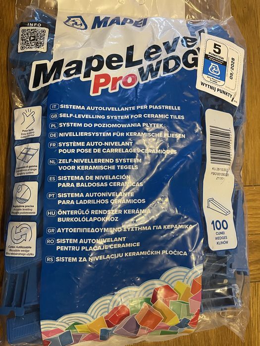 System poziomowania płytek Mapelevel
