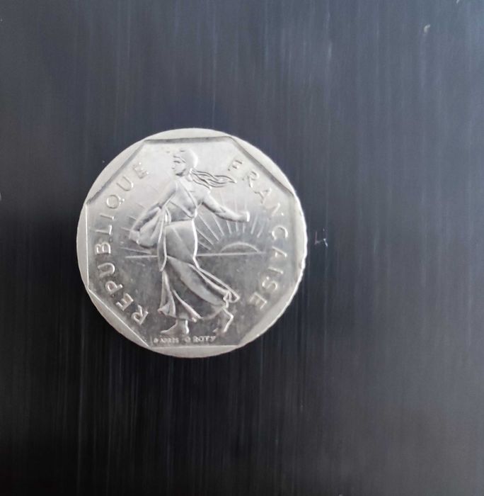 Moeda de 2 Franco Suíço de 1980