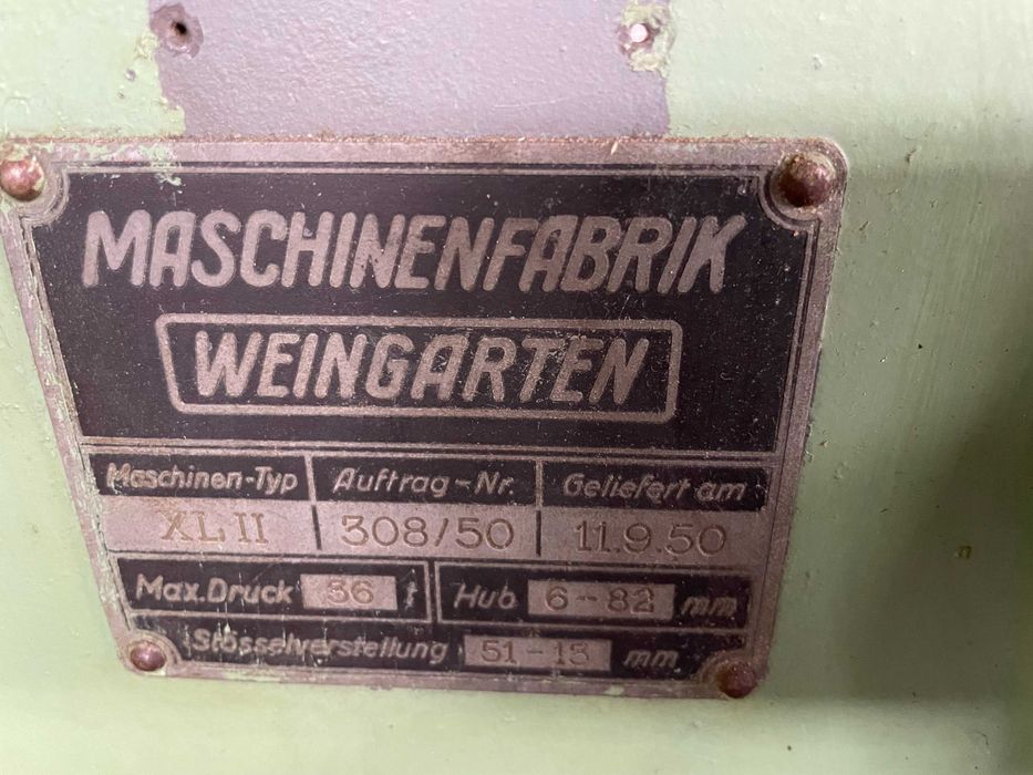 Balancé Mecânico WEINGARTEN 36