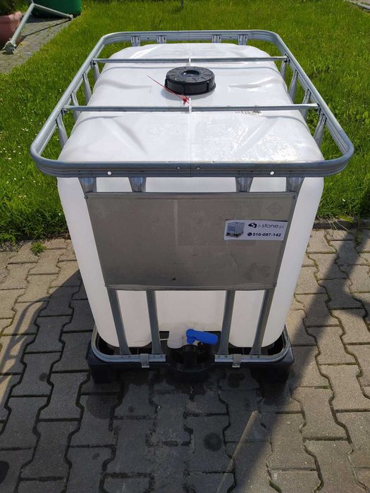 Zbiornik IBC Reco 600l atest spożywczy Nowy wkład