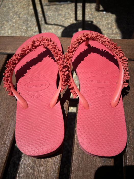Chinelos havaianas coral
